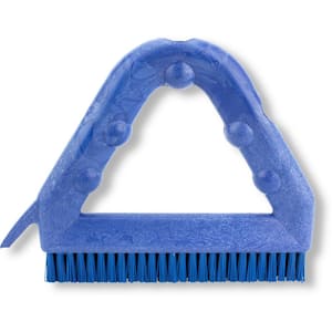 Sparta 9 in. Blue Polyester Tile and Grout Brush (4-Pack)
