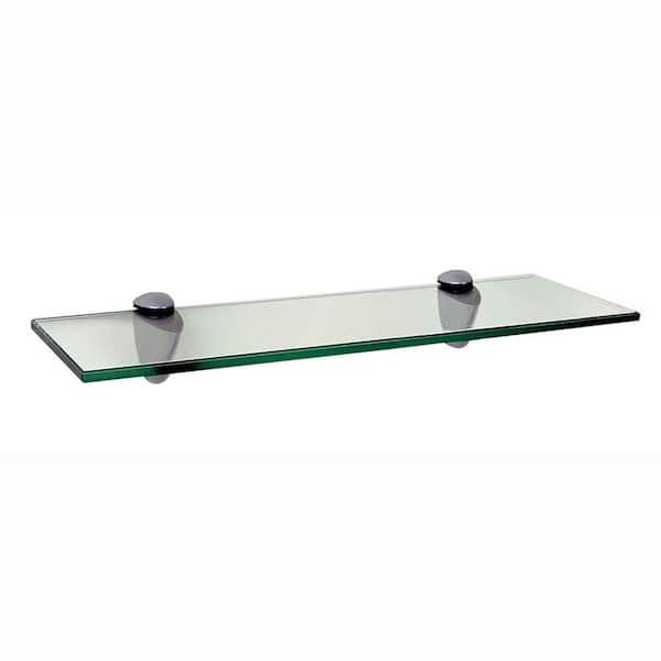 Pair upTo 12kg Load Shelf Supports Chrome Satin for Glass Wood Acrylic Pelican 