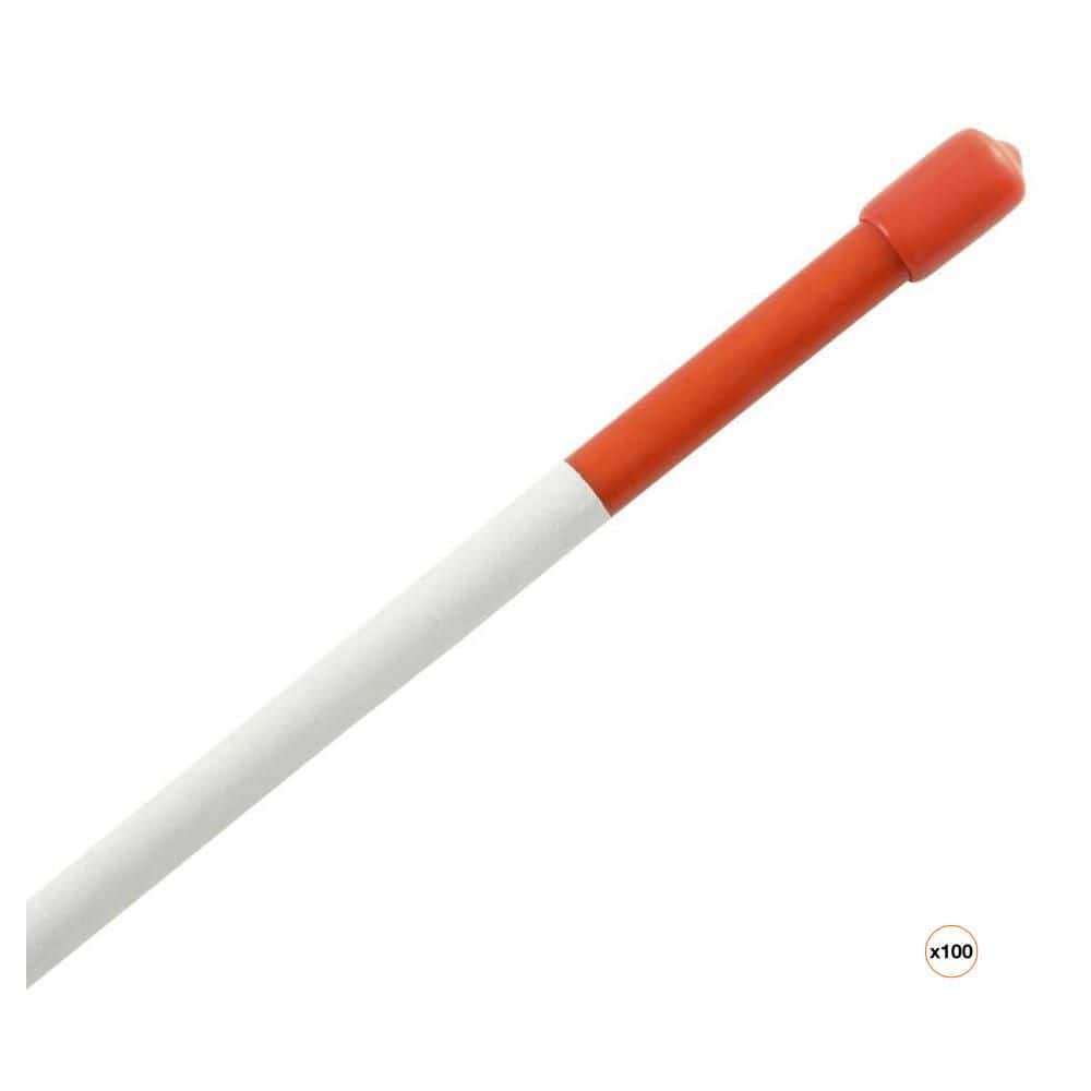 Reflective Rods Everbilt 72 in. Reflective Rod in Orange (100-Count) - The Home Depot