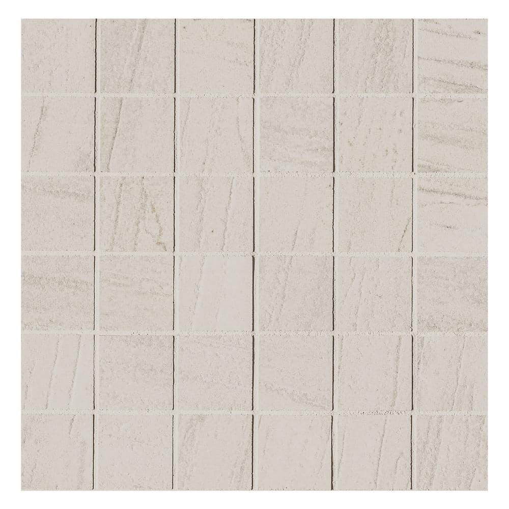 Malahari White 2 in. Square 12 in. x 12 in. x 0.31 in. Lappato Porcelain Mesh-Mounted Mosaic Tile (11 sq. ft./Case) price history on PriceWatchPro