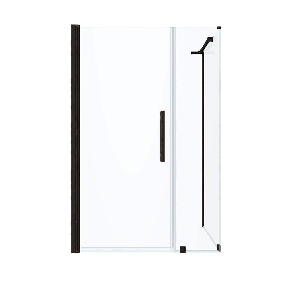 Pasadena 46" x 72" Oil Rubbed Bronze Frameless Corner Shower Kit