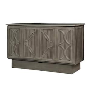 Brussels Charcoal Queen Size Cabinet Bed