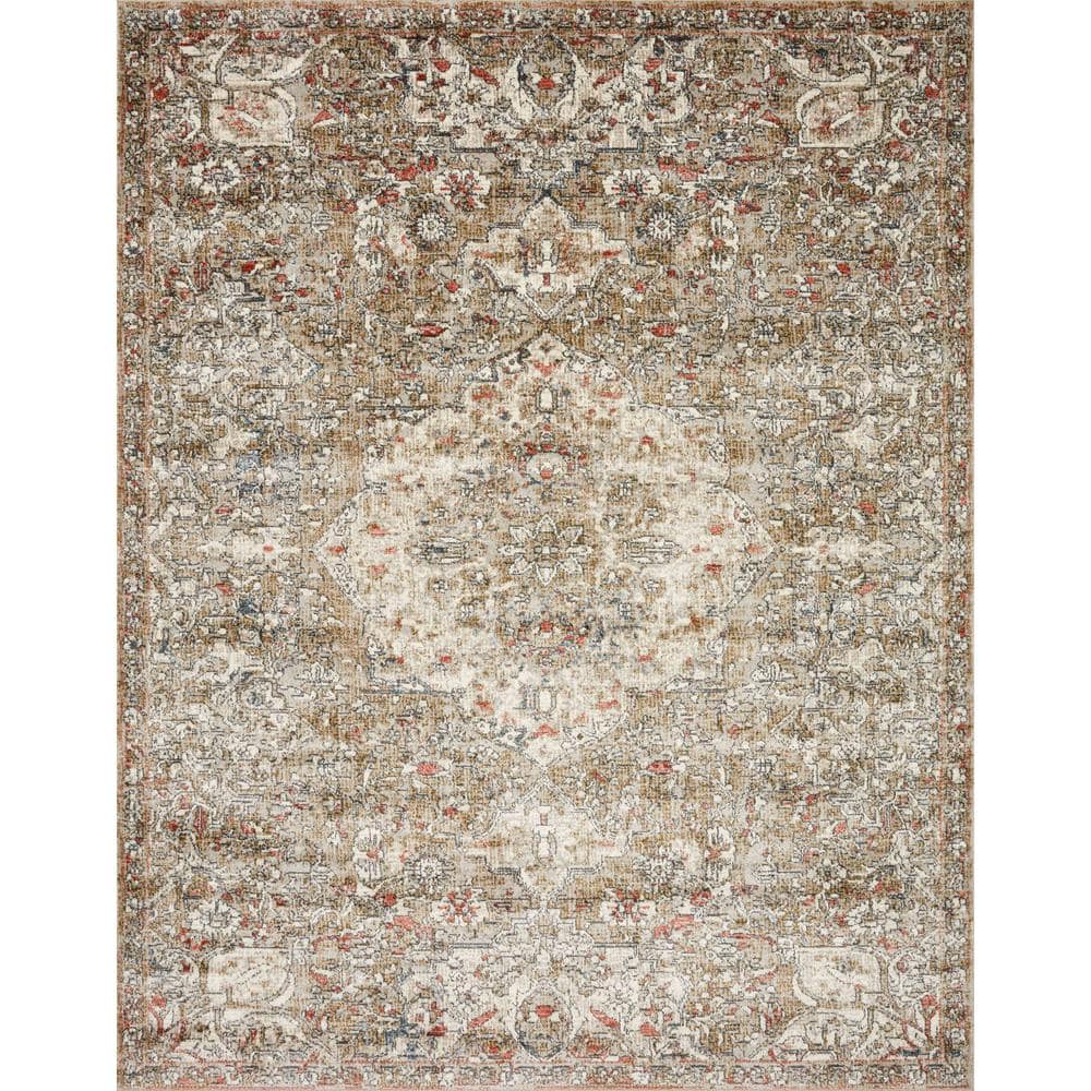 Saban Straw/Beige 7 ft. 10 in. x 10 ft. Bohemian Floral Area Rug price history on PriceWatchPro