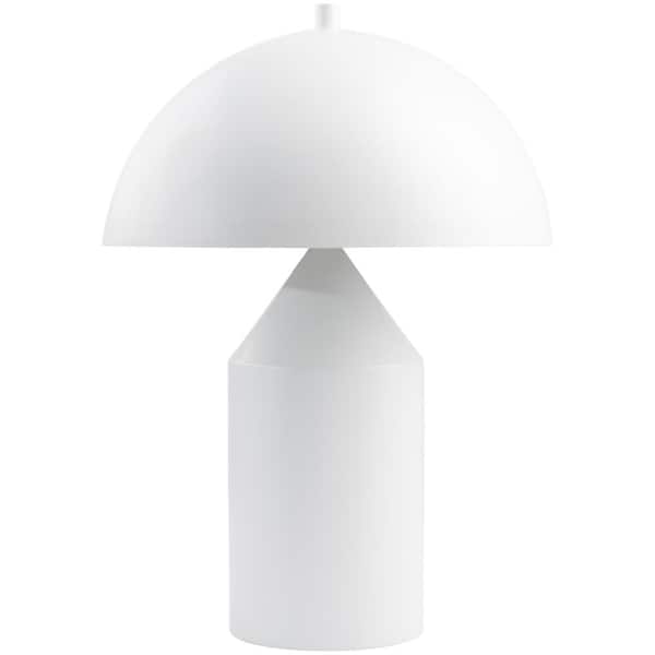 Livabliss Elder 21 in. White Indoor Table Lamp