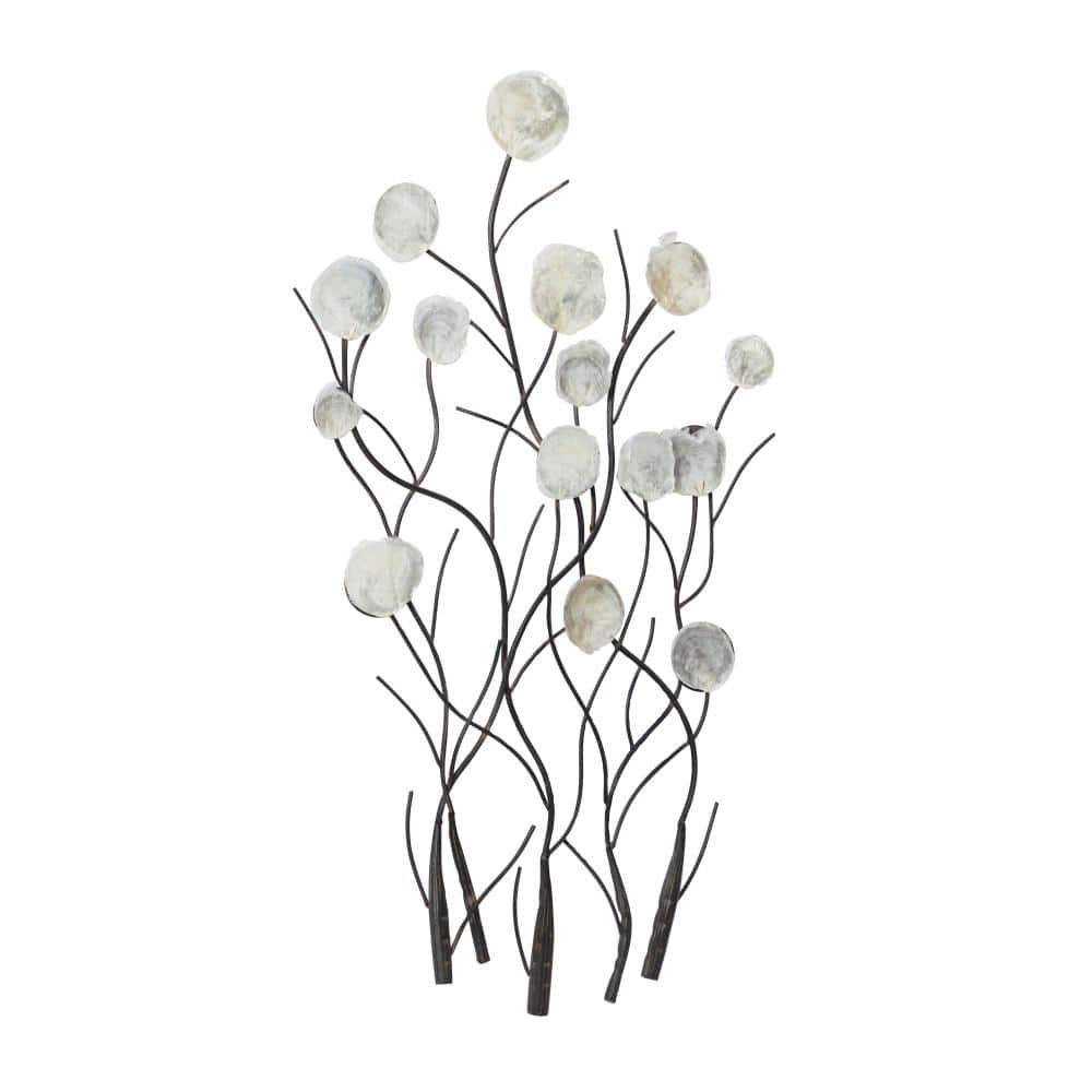 Nautical Metal Capiz Three-Dimensional Wall Sculpture