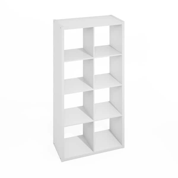 Furinno Hermite White Wood 57.9 in. Width Pantry Cabinet