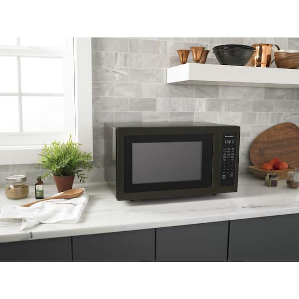 KitchenAid 1.5 cu. ft. Countertop Microwave in Stainless Steel KMCC5015GSS  - The Home Depot