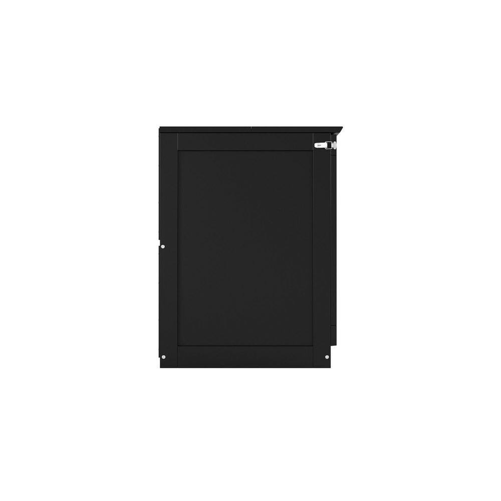 Westfield Black Wood Frame Queen Low Profile Murphy Bed Chest with 6 in. Mattress - thumbnail 2