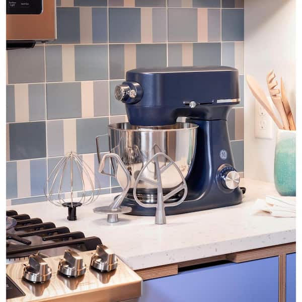 Reviews for GE 5.3 Qt. 7-Speed Sapphire Blue Stand Mixer with
