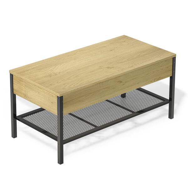 loring wood lift top coffee table