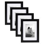 Stonebriar Collection Black Wood Nesting Picture Frame Set (Set of 3 ...