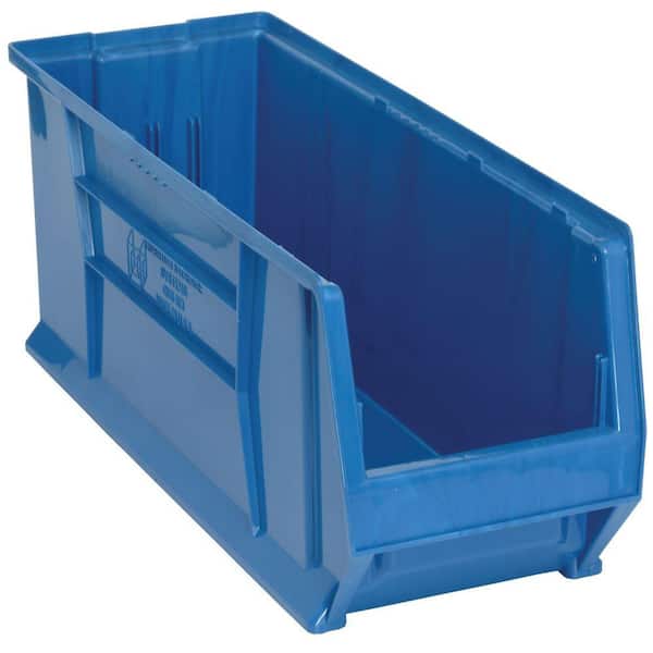 QUANTUM STORAGE SYSTEMS 30 in. Quantum Hulk 14 Gal. Storage Tote in Blue (4-Pack)