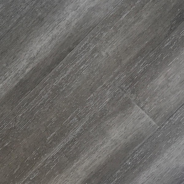 Take Home Sample - Chipped Gravel 5 in. W x 4 in. L Bamboo Flooring
