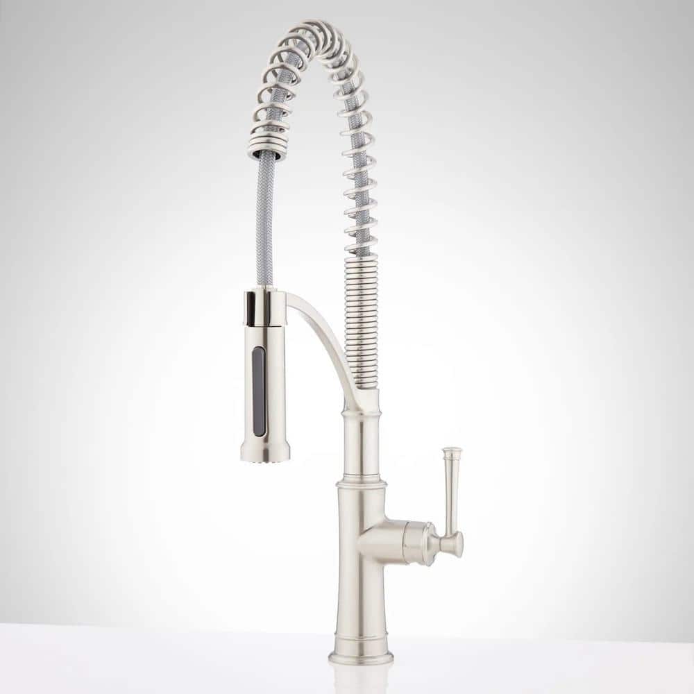 Beasley Single Handle Pull Down Sprayer Kitchen Faucet in Stainless Steel price history on PriceWatchPro