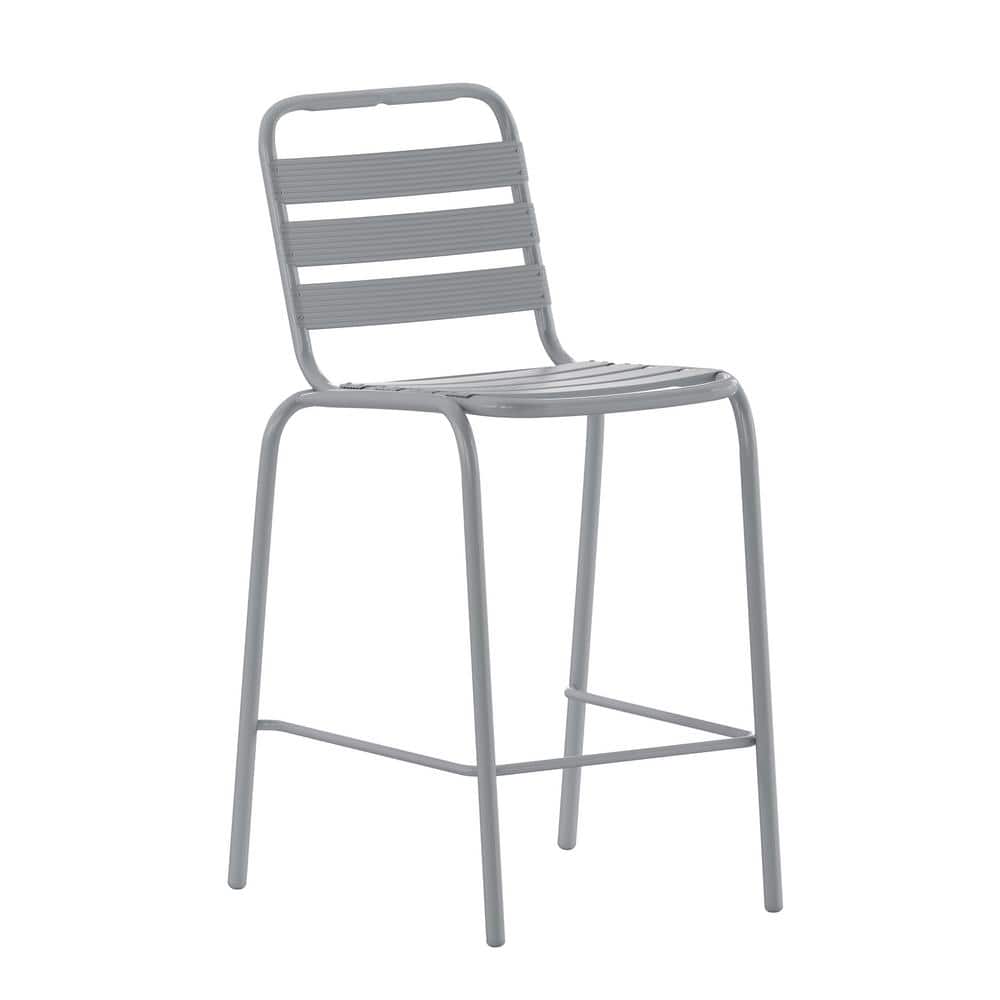 Silver Aluminum Outdoor Bar Stool price history on PriceWatchPro