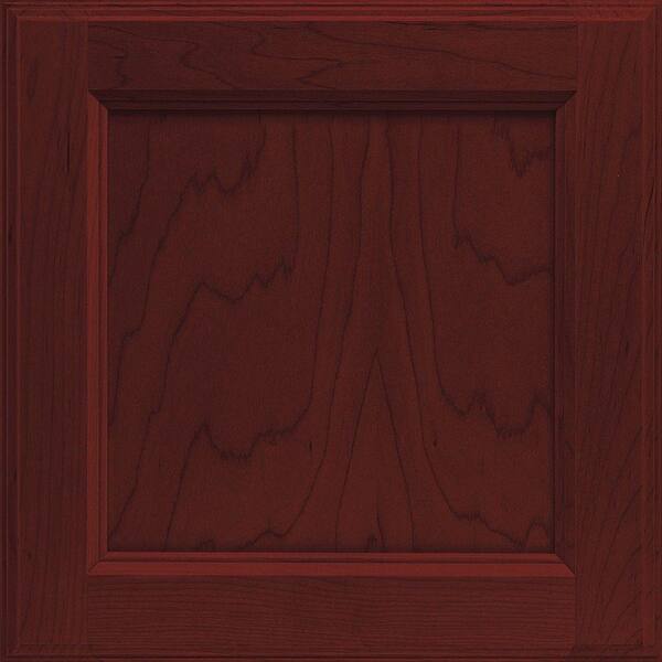 Thomasville 14.5x14.5 in. Cabinet Door Sample in Linden Maple Cranberry