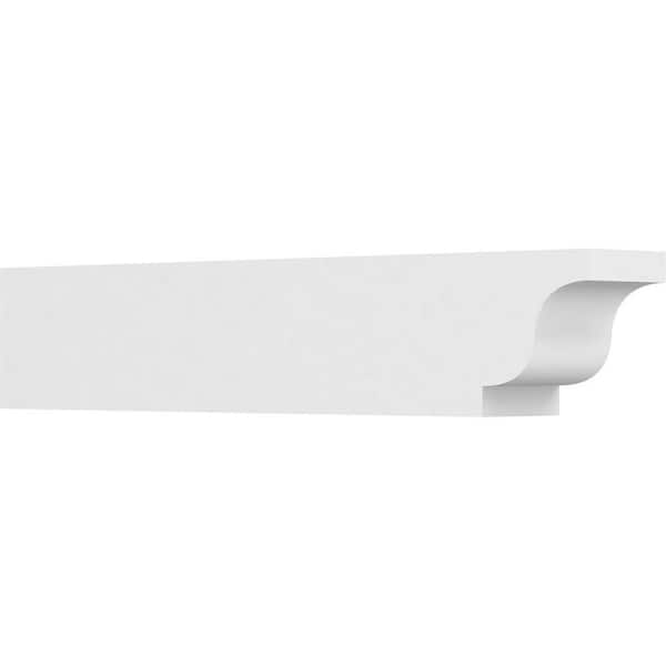 Ekena Millwork 6 in. x 8 in. x 42 in. Standard Newport Architectural Grade PVC Rafter Tail Brace
