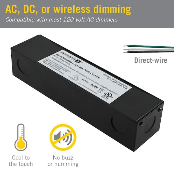 Armacost Lighting Black LED Dimming Driver (120-Watt, 12-Volt DC