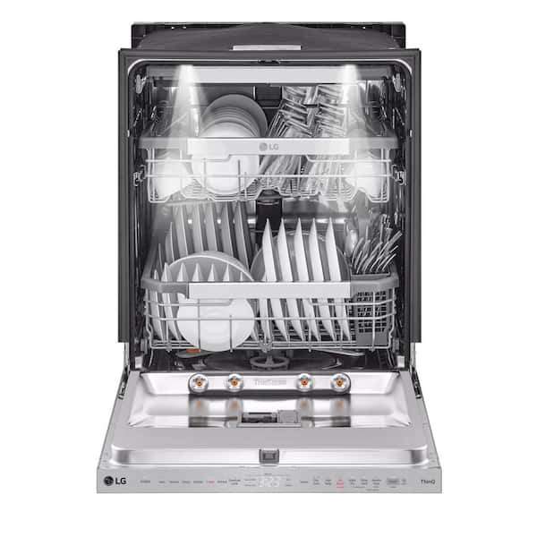 LG 24 in. PrintProof Stainless Steel Smart Top Control Dishwasher 