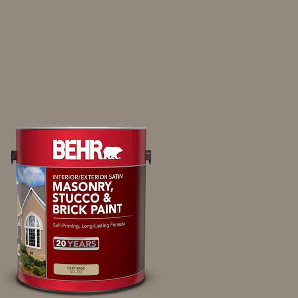 1 gal. #MQ2-57 Art District Satin Interior/Exterior Masonry, Stucco and Brick Paint