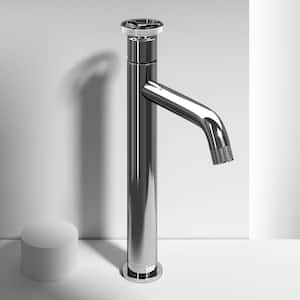 Cass Single Handle Single-Hole Bathroom Vessel Faucet in Chrome