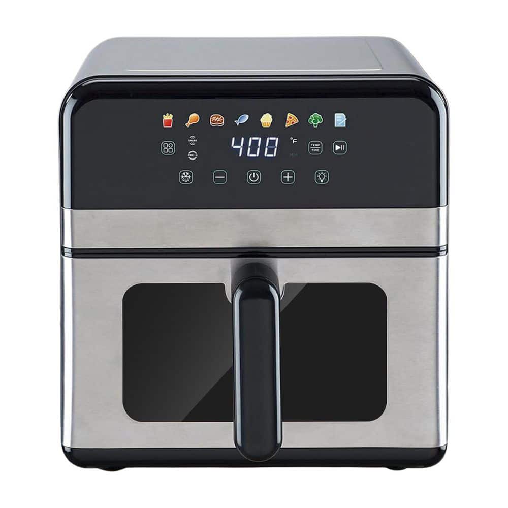7.5 Qt. Black Air Fryer with 8-in-1 Multi-Preset Functions, Precise Temperature Control, and Dishwasher-Safe Basket price history on PriceWatchPro