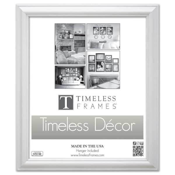 Timeless Frames Brenna 1-Opening 16 in. x 20 in. White Picture Frame