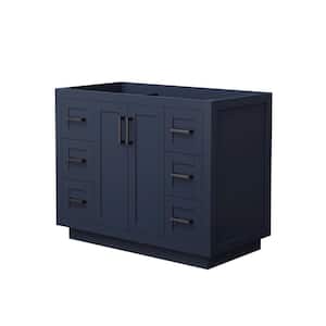 Miranda 41.25 in. W x 21.75 in. D Single Bath Vanity Cabinet Only in Dark Blue