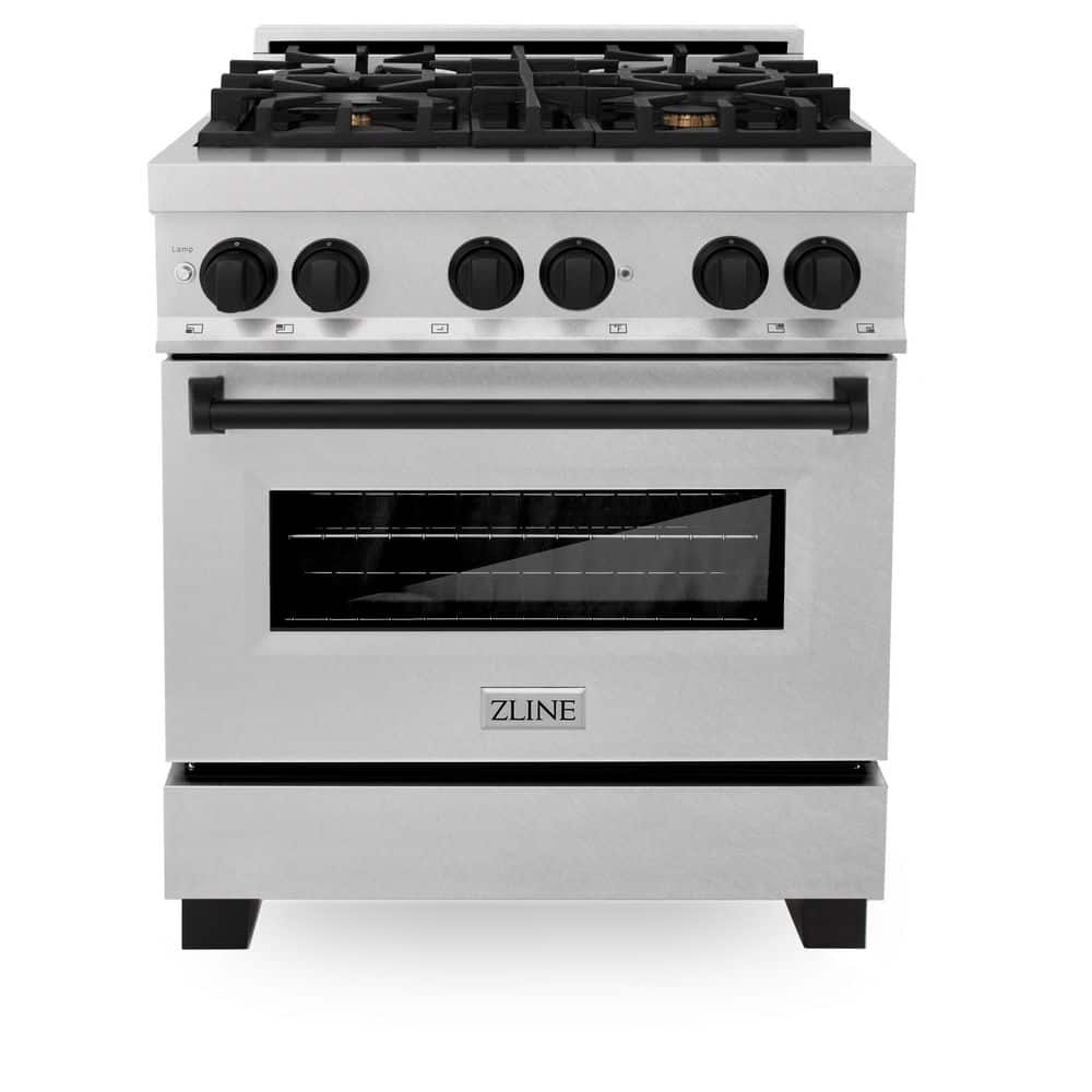 Autograph 30 in. Legacy Dual Fuel Range with 4 Burners and Electric Oven in Satin Stainless Steel and Black Accents price history on PriceWatchPro