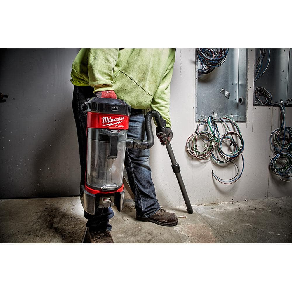 Milwaukee 0885-20 M18 FUEL 18-Volt Lithium-Ion Brushless 1 Gal. Cordless 3-in-1 Backpack Vacuum (Tool-Only)
