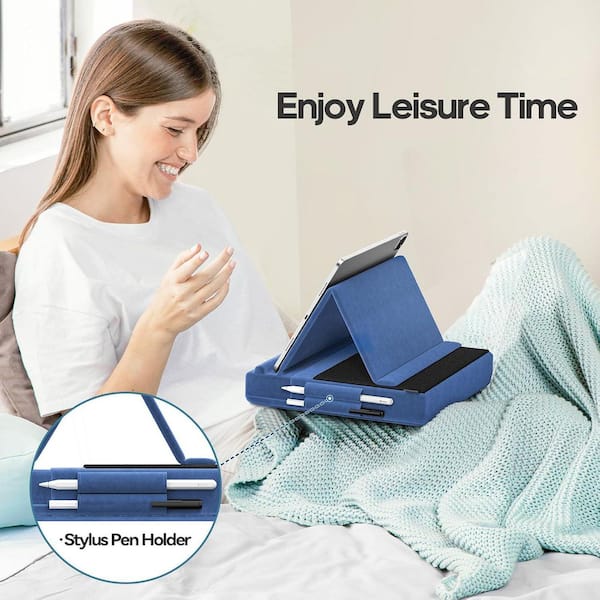 Yichuhaoxi Foldable Tablet Pillow Multi-Angle Stand with Storage