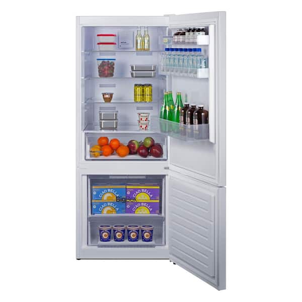 Summit Appliance 27 in. 15.1 cu. ft. Bottom Freezer Refrigerator