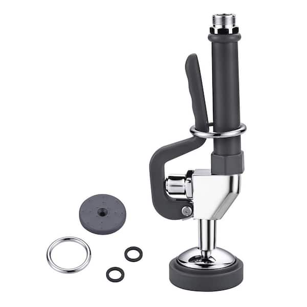 7/8 in.-20UNEF Handle Grip 1.42 GPM Pre Rinse Sprayer in Gray and Chrome