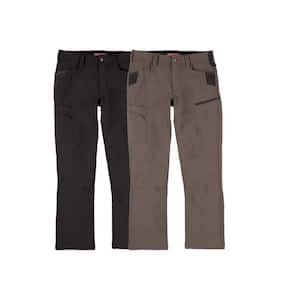 Milwaukee Men's 36 in. x 32 in. Black and Brown FREEFLEX Tech Work