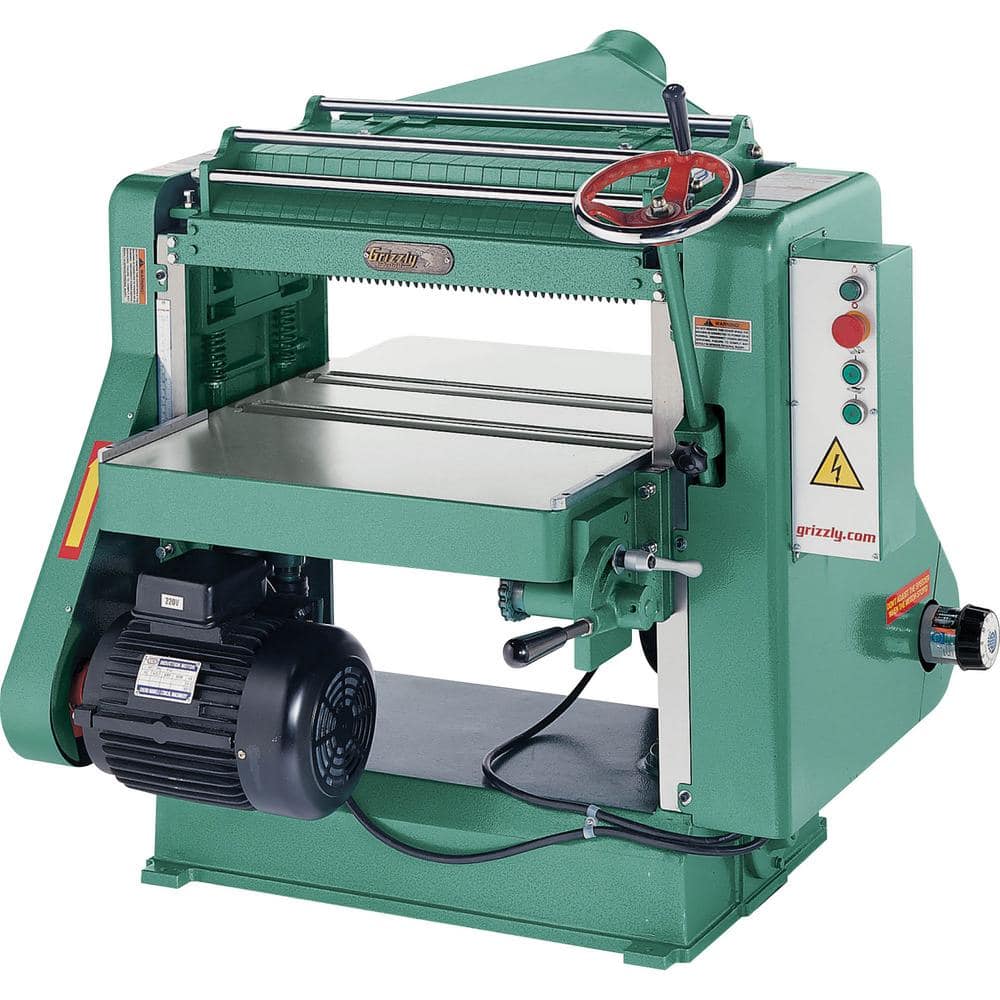 Grizzly Industrial 24 in. 7-1/2 HP 3-Phase Planer, Green -  G7213Z