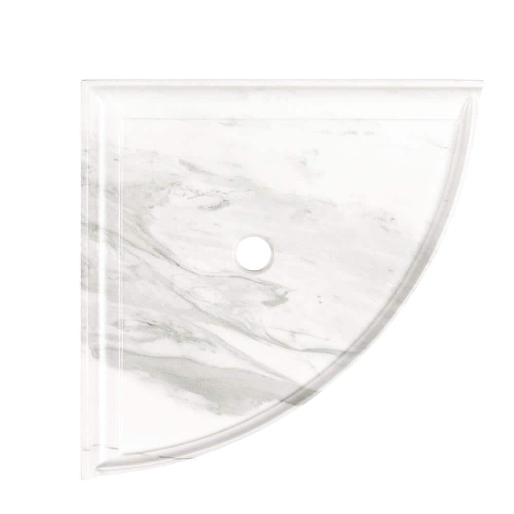 Jeffrey Court Early Riser White 7.5 in. x 7.5 in. Matte Resin Wall