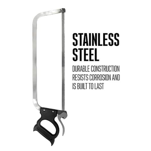 25 in. Stainless Steel Butcher Meat Saw 25 in. Stainless Steel Butcher Meat Saw