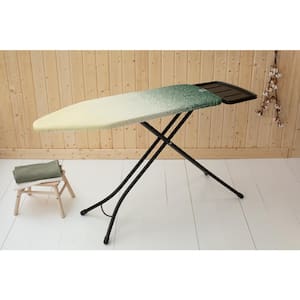 New Dawn Green (Non-Electric) Metal Fold Out (No Swivel) Fair Trade Ironing Board Size C 49 x 18 in.