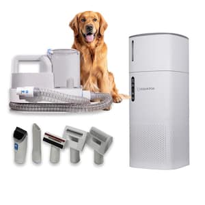 Pet Healthy Home Set Level 2 Groomer Air Purifier Humidifier 110-Volt 431sq. ft. in white