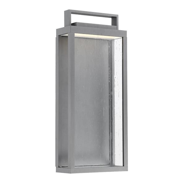 WAC Lighting Farmhouse 17 in. Graphite Integrated LED Outdoor Wall Sconce, 3000K
