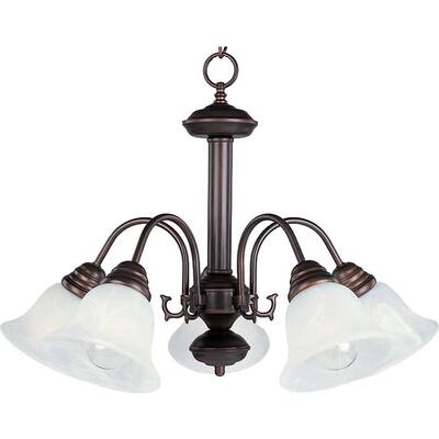 Maxim Lighting Malaga 3-Light Flush Mount-2681MROI - The Home Depot