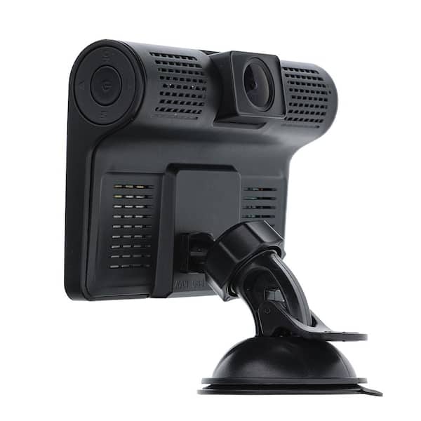 apeman Cube Front and Rear Dash Cams with 170° Field of View and 1080p/720p  HD C420D - The Home Depot