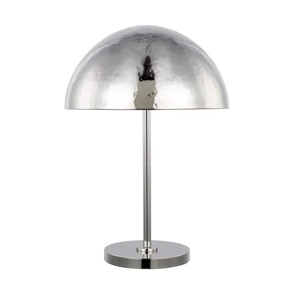 Generation Lighting ED Ellen DeGeneres Crafted by Generation Lighting Whare 21 in. Polished Nickel Table Lamp with Steel Shade