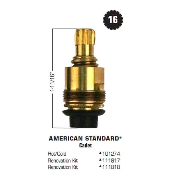 Lincoln Products Tub and Shower Rebuild Kit for American Standard