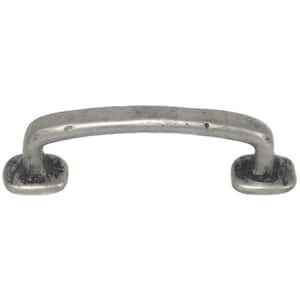 Riverstone 3 in. Center-to-Center Distressed Pewter Bar Pull Cabinet Pull (84564)