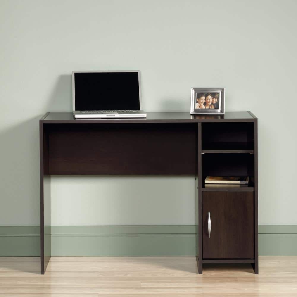 White Wood Desk with Drawer and Filing Cabinet