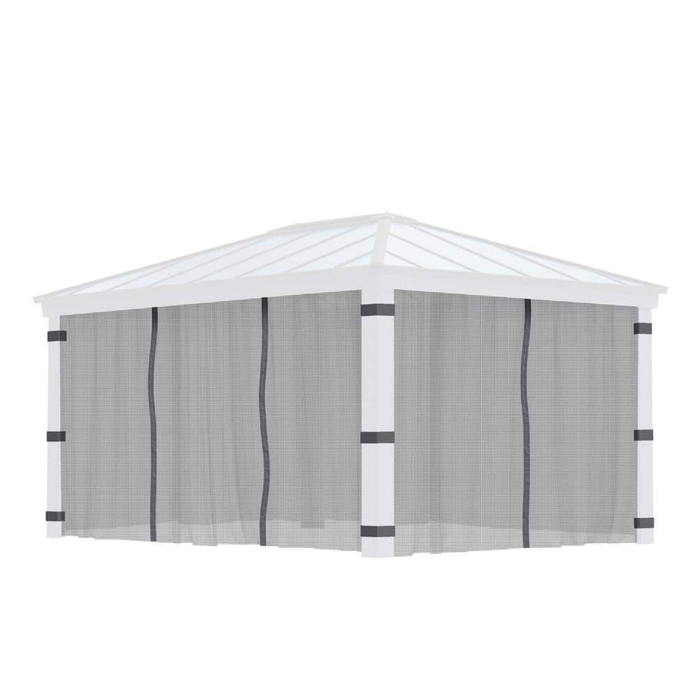Netting Set for Dallas 12 ft. x 16 ft. Outdoor Gazebo price history on PriceWatchPro