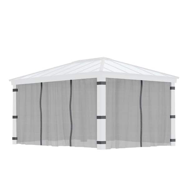 Netting Set for Dallas 12 ft. x 16 ft. Outdoor Gazebo