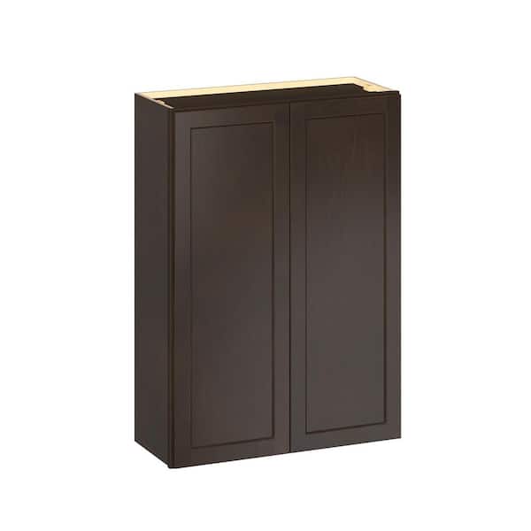 Emerson Cocoa Wall 2-Door Ready to Assemble Kitchen Cabinet (30 in. W x 42 in. H x 12 in. D)
