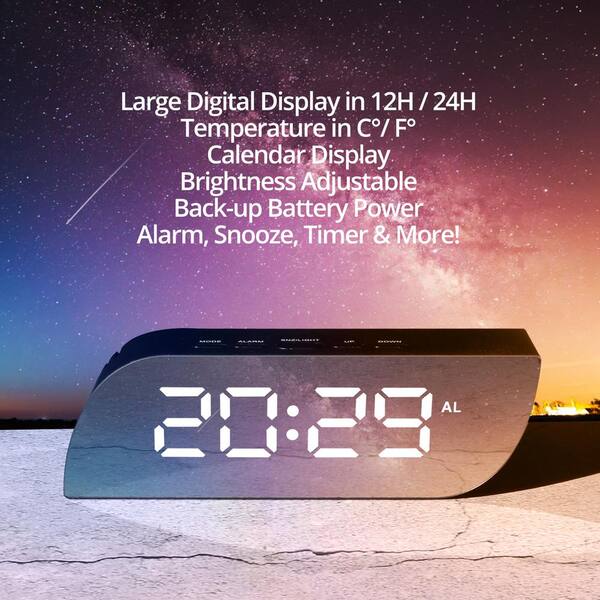 Инструкция часов led mirror clock